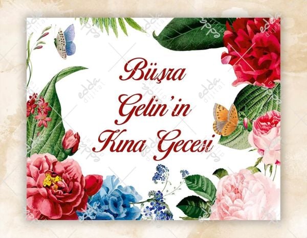 Renkli Çiçekler Temalı Dans Pisti Kaplaması