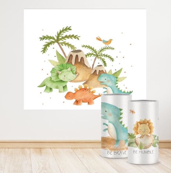 Dinozor Konseptli Mini 4 Paket