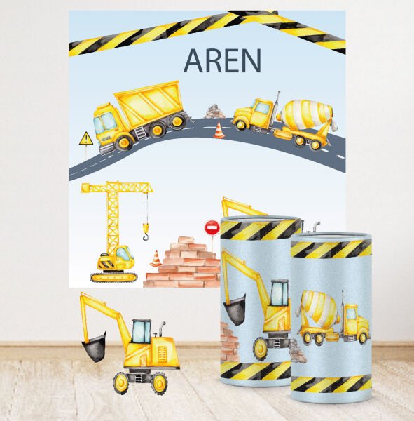 İnşaat Teması Mega 4 Paket