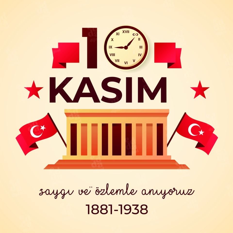 10 KASIM Temalı Afiş