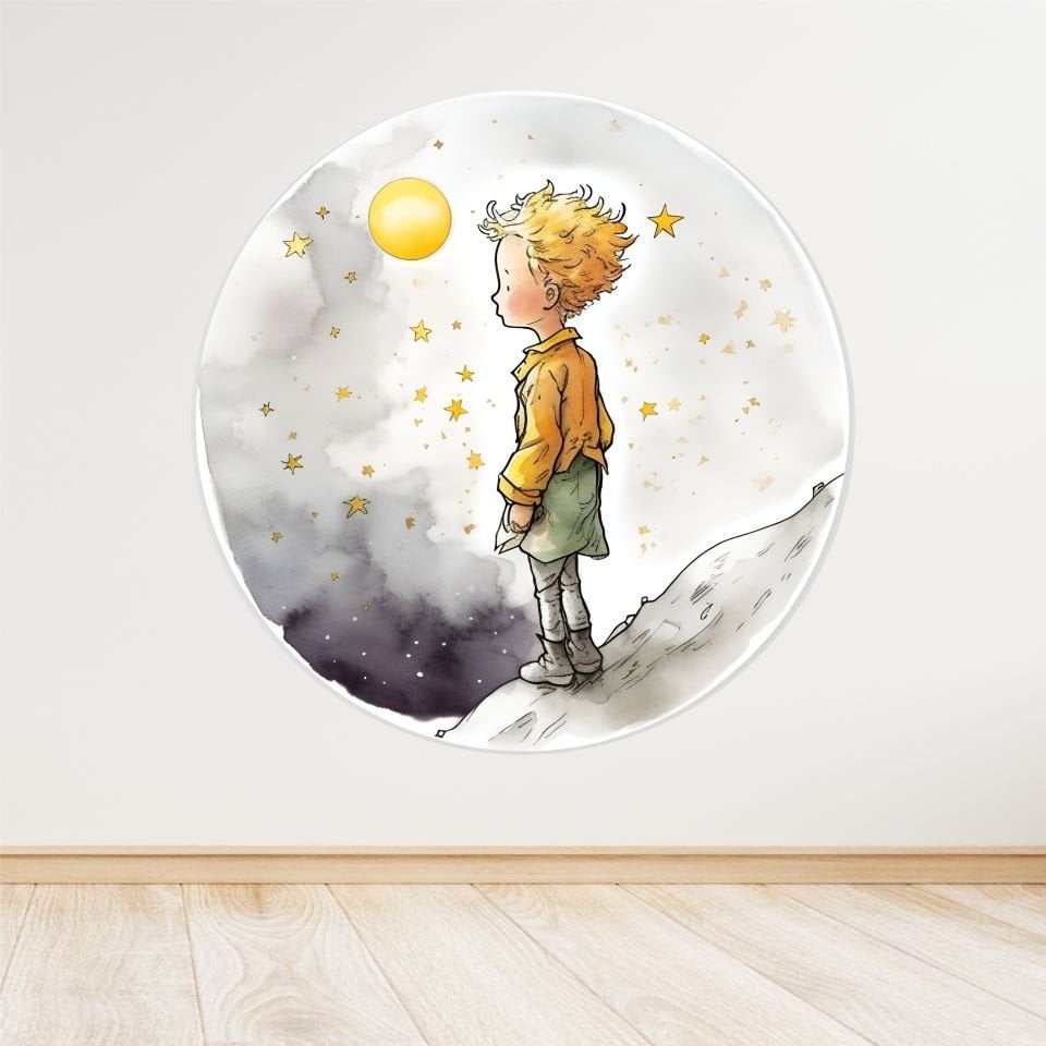 Prens Temalı Doğum Günü Afişi