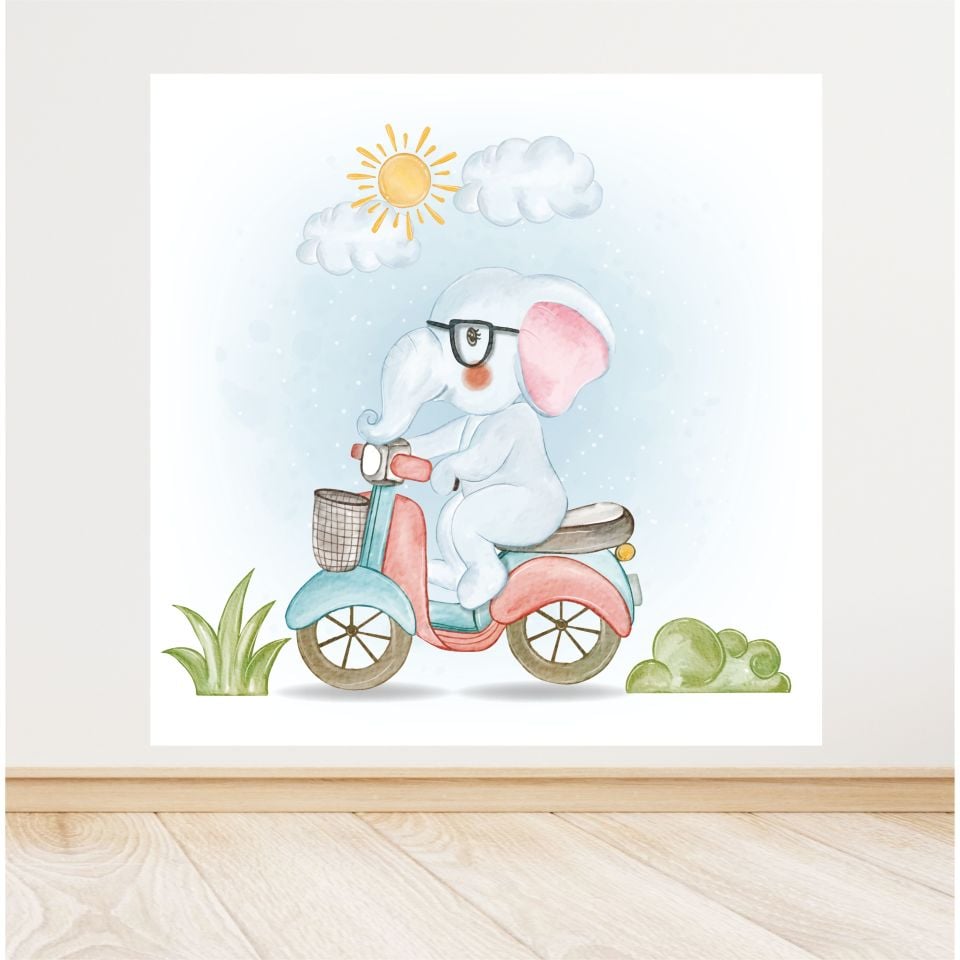 Safari Temalı Doğum Günü Afişi