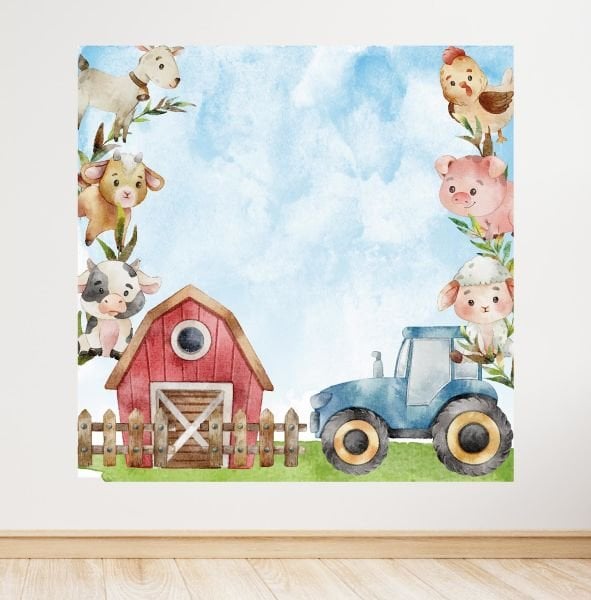 Çiftlik Doğum Günü Afişi