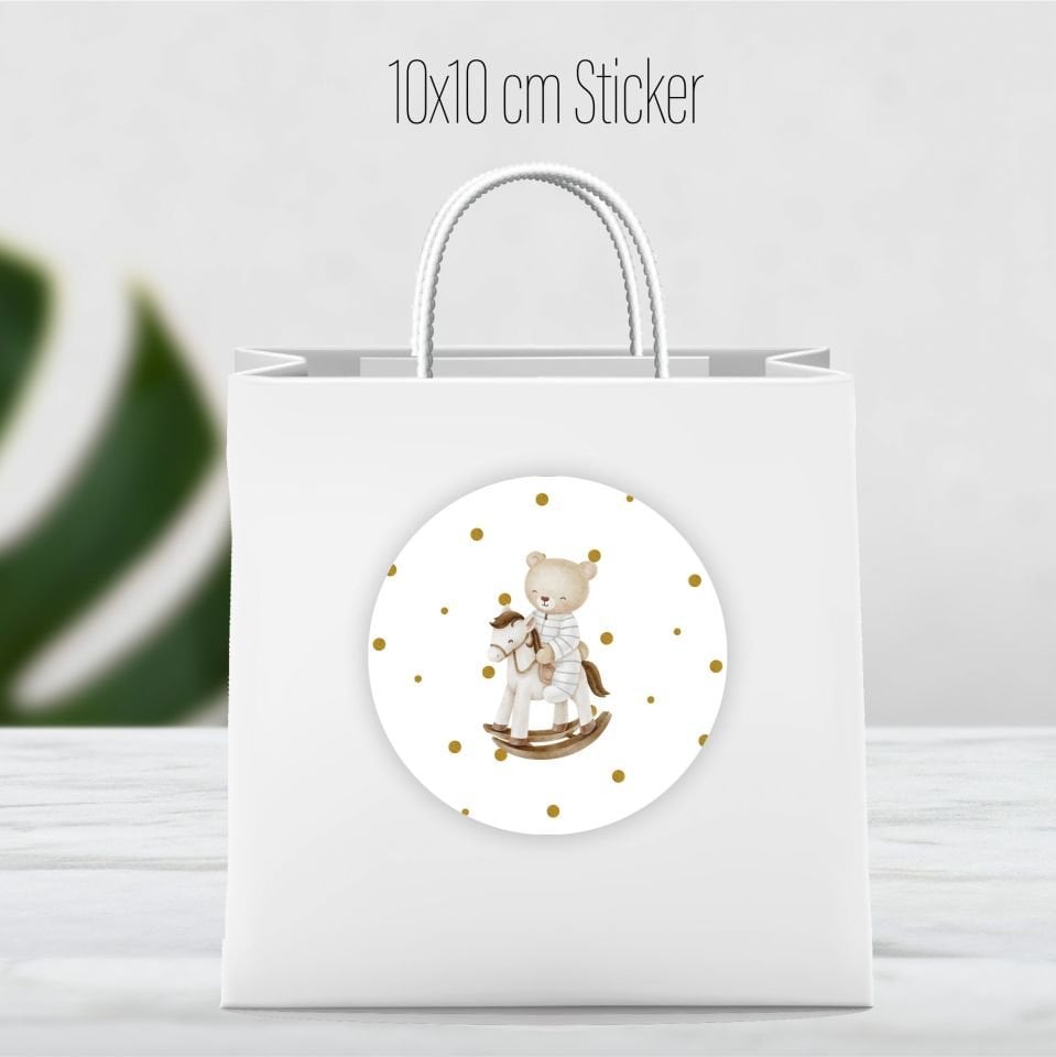 Yapışkanlı Çanta Etiketi