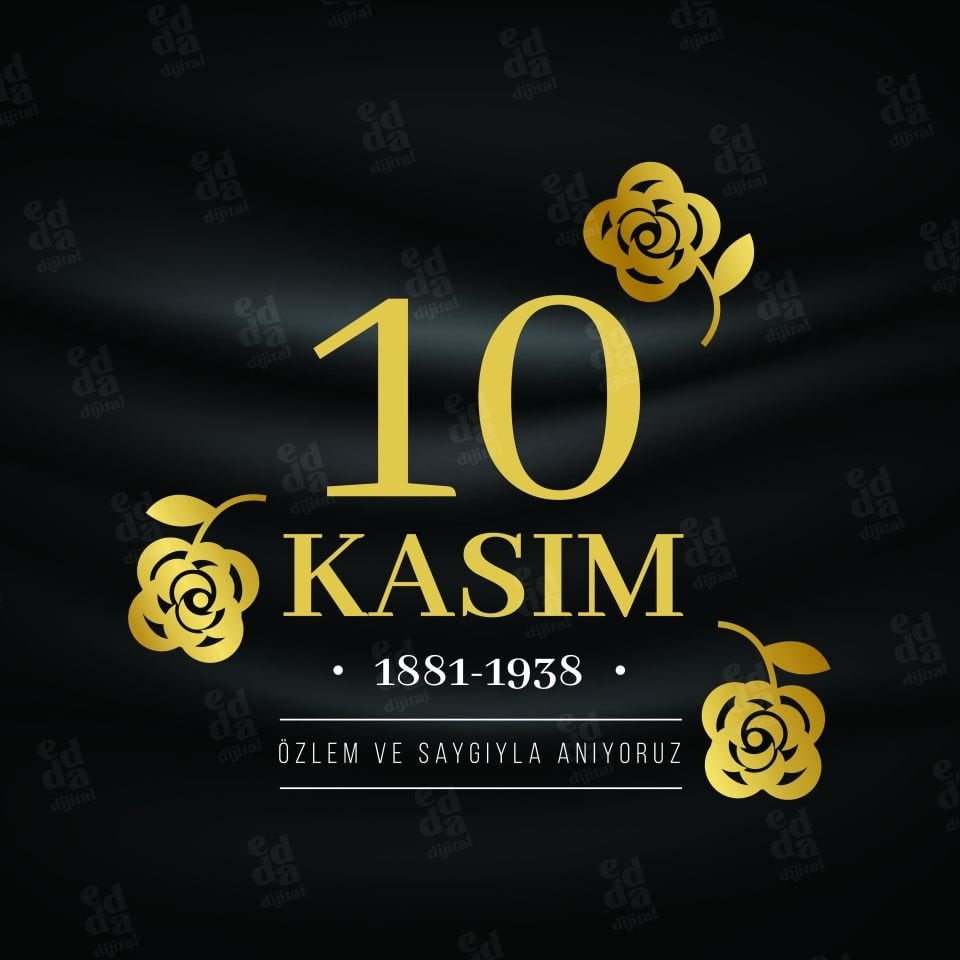 10 KASIM Temalı Afiş