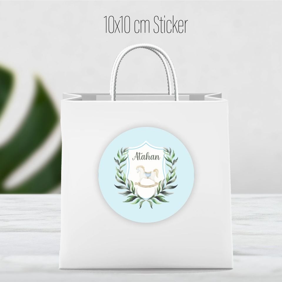 Yapışkanlı Çanta Etiketi