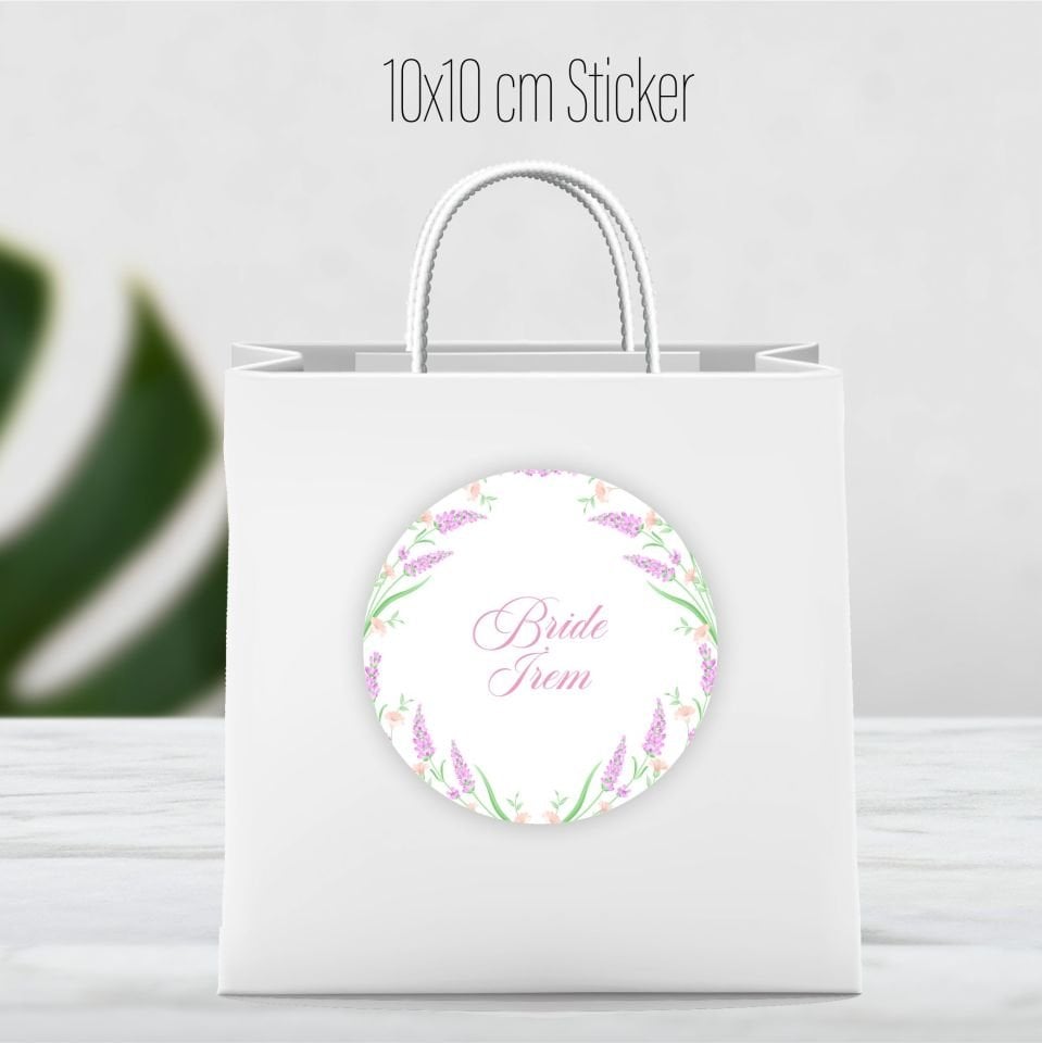 Yapışkanlı Çanta Etiketi