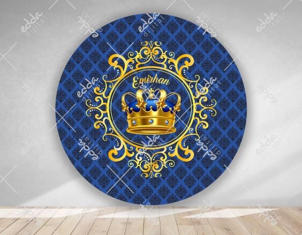 Taç Temalı Sünnet Afişi