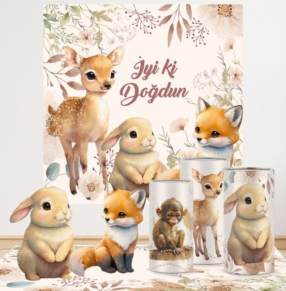 Sevimli Hayvanlar  Konseptli Efsane 1 Paket