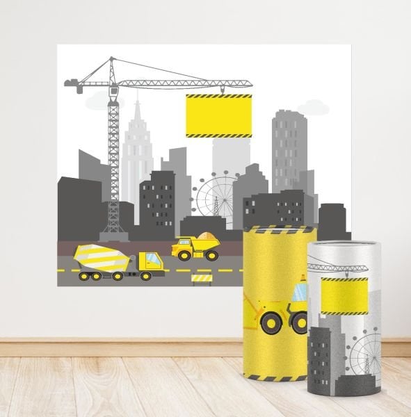 İnşaat Konseptli Mini 4 Paket