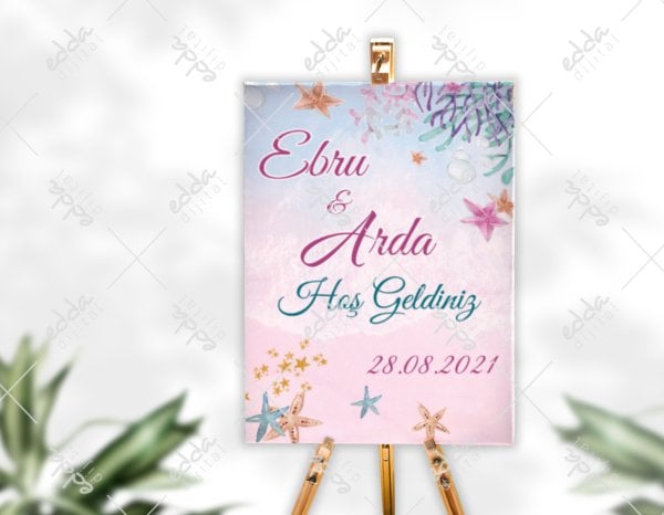 Deniz Yıldızı Detaylı Karşılama Panosu