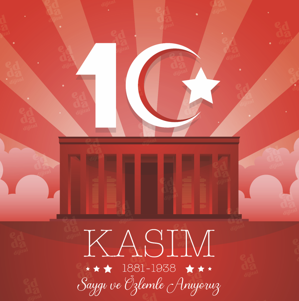 10 KASIM Temalı Afiş