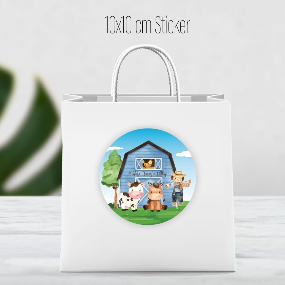 Yapışkanlı Çanta Etiketi