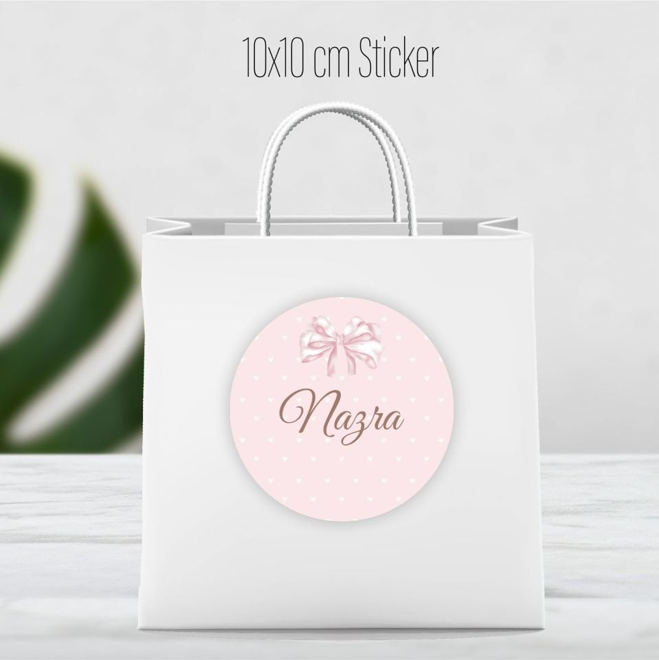 Yapışkanlı Çanta Etiketi