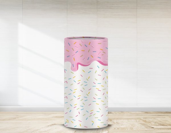 Pastane Konsepti Pembe Strafor Kaplama