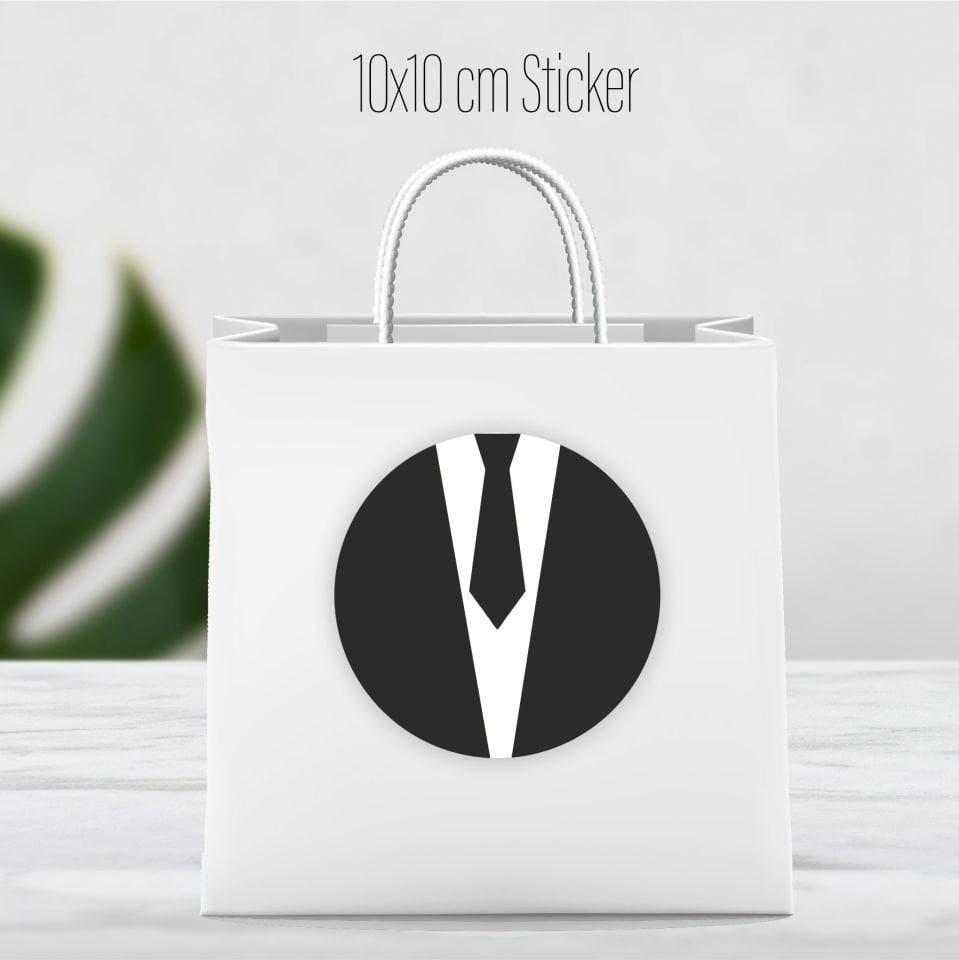 Yapışkanlı Çanta Etiketi
