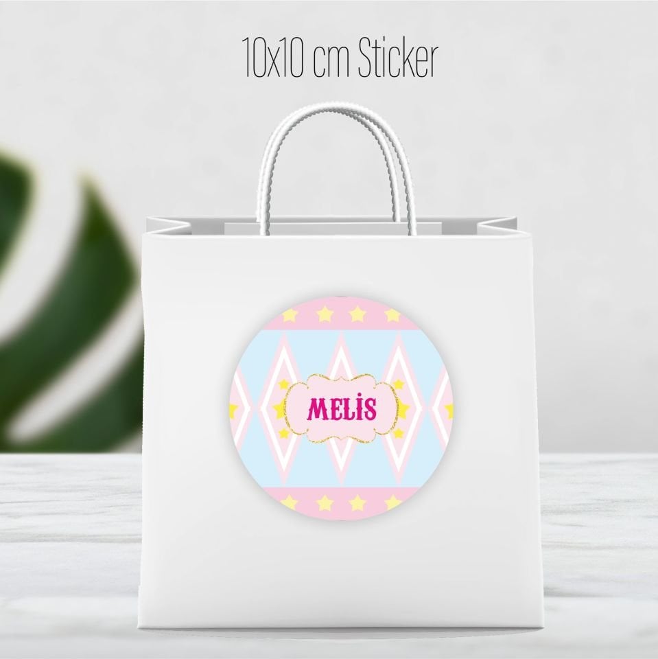 Yapışkanlı Çanta Etiketi