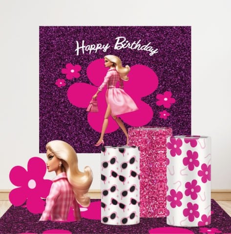 Barbie Teması Mega 3 Paket