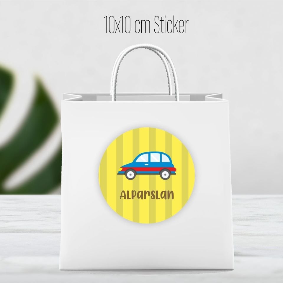 Yapışkanlı Çanta Etiketi