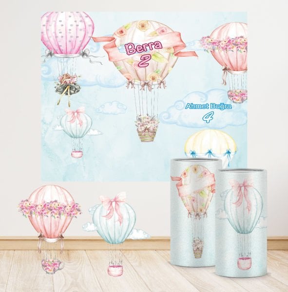 Baby Balon Temalı Mini 2 Paket