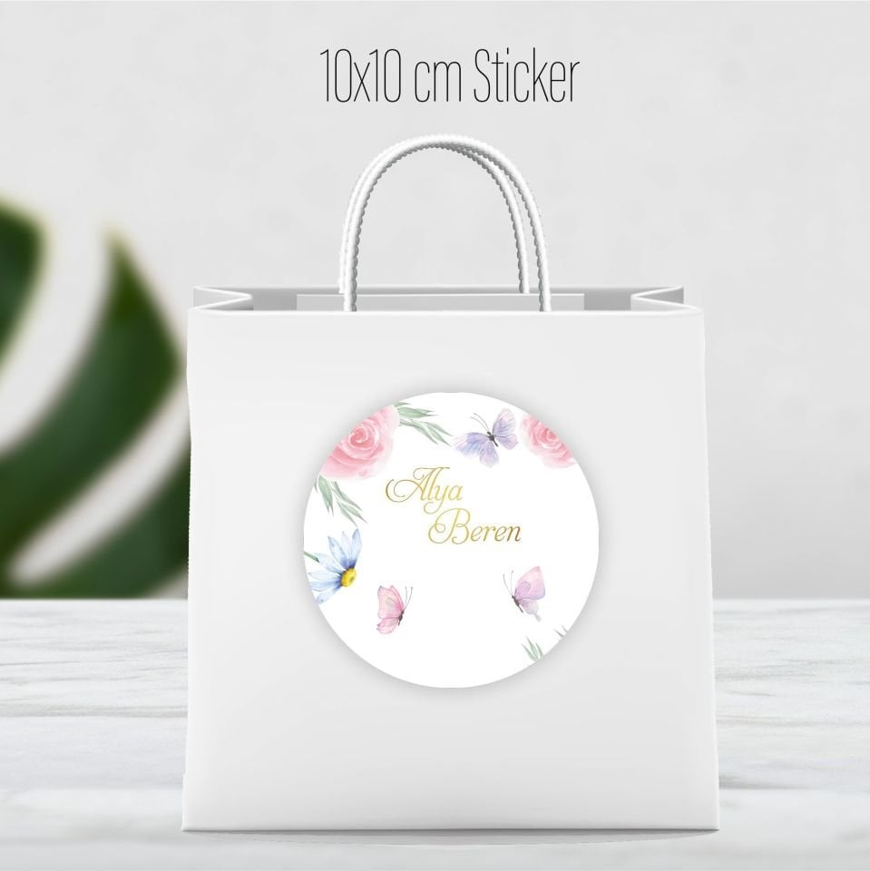 Yapışkanlı Çanta Etiketi