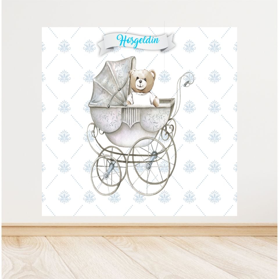 Baby Shower Temalı Doğum Günü Afiş