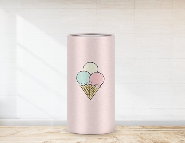 Pastane Konsepti Renkli Dondurma Temalı   Strafor Kaplama