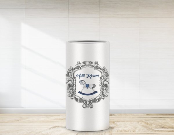 Baby Shower Atlı Karınca  Temalı Strafor Kaplaması