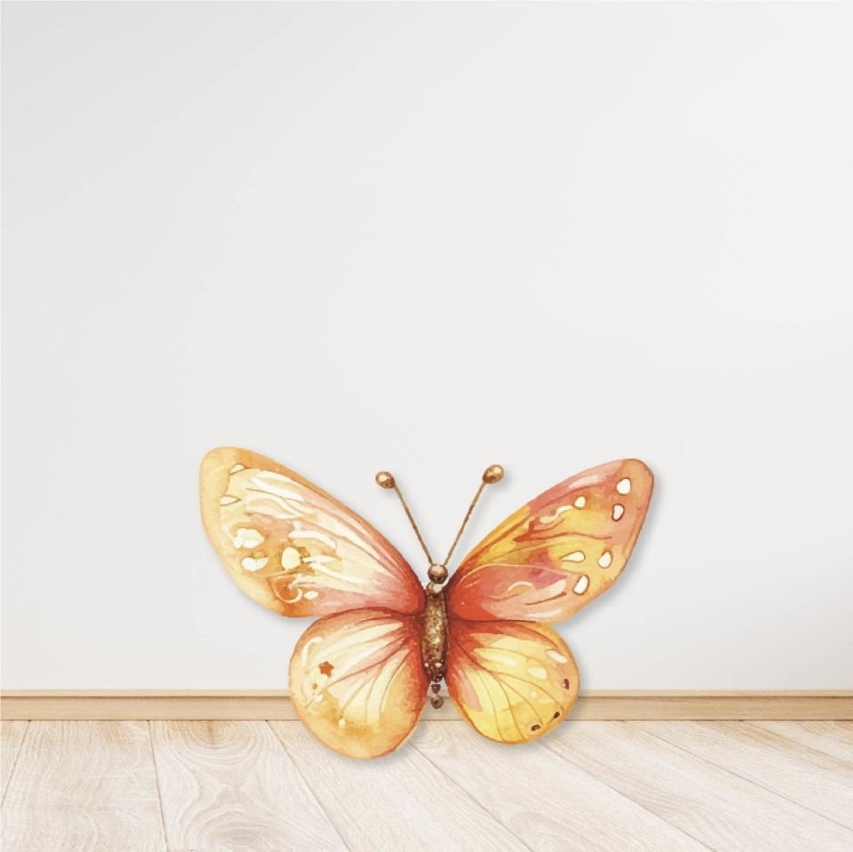 Kelebek Temalı Ayaklı Pano