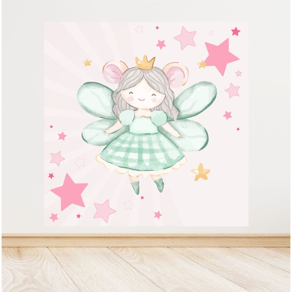 Peri Kızı Temalı Doğum Günü Afiş