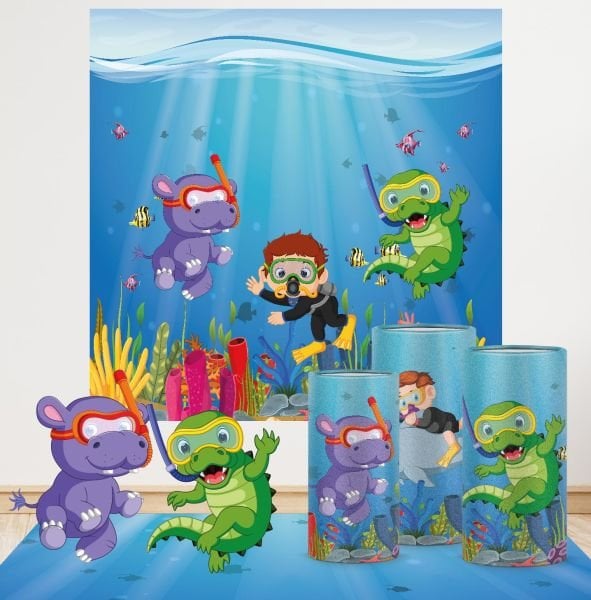 Sevimli Denizaltı Konseptli Efsane 1 Paket