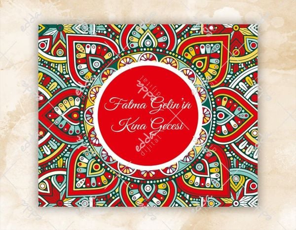 Renkli Kına Pisti Kaplaması