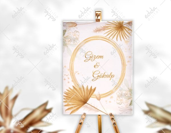 Gold Detaylı Karşılama Panosu