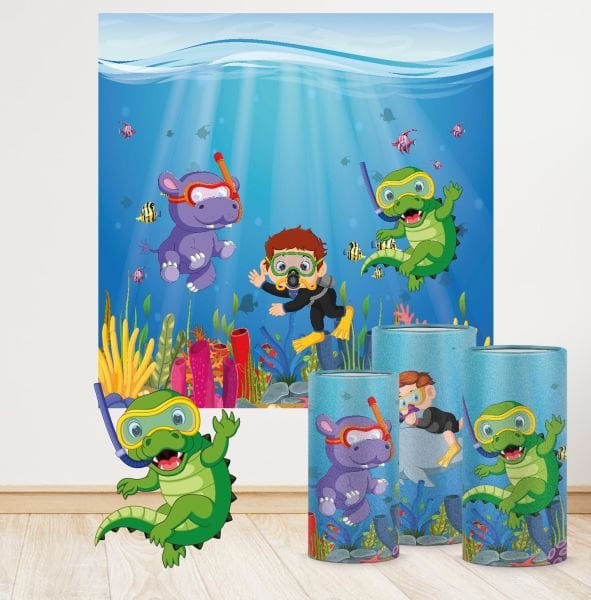 Sevimli Denizaltı Konseptli Efsane 3 Paket