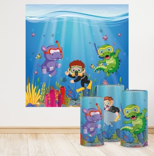 Sevimli Denizaltı Konseptli Efsane 4 Paket