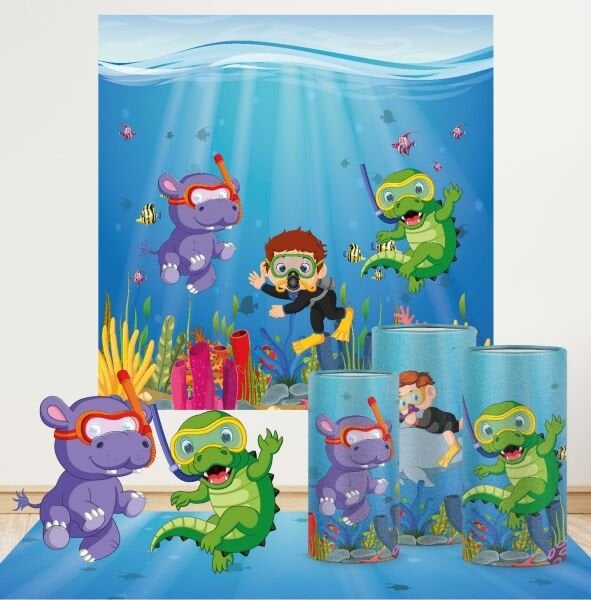 Sevimli Denizaltı Konseptli Mega 1 Paket