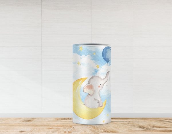 Baby Shower Balon ve Fil Temalı Strafor Kaplaması