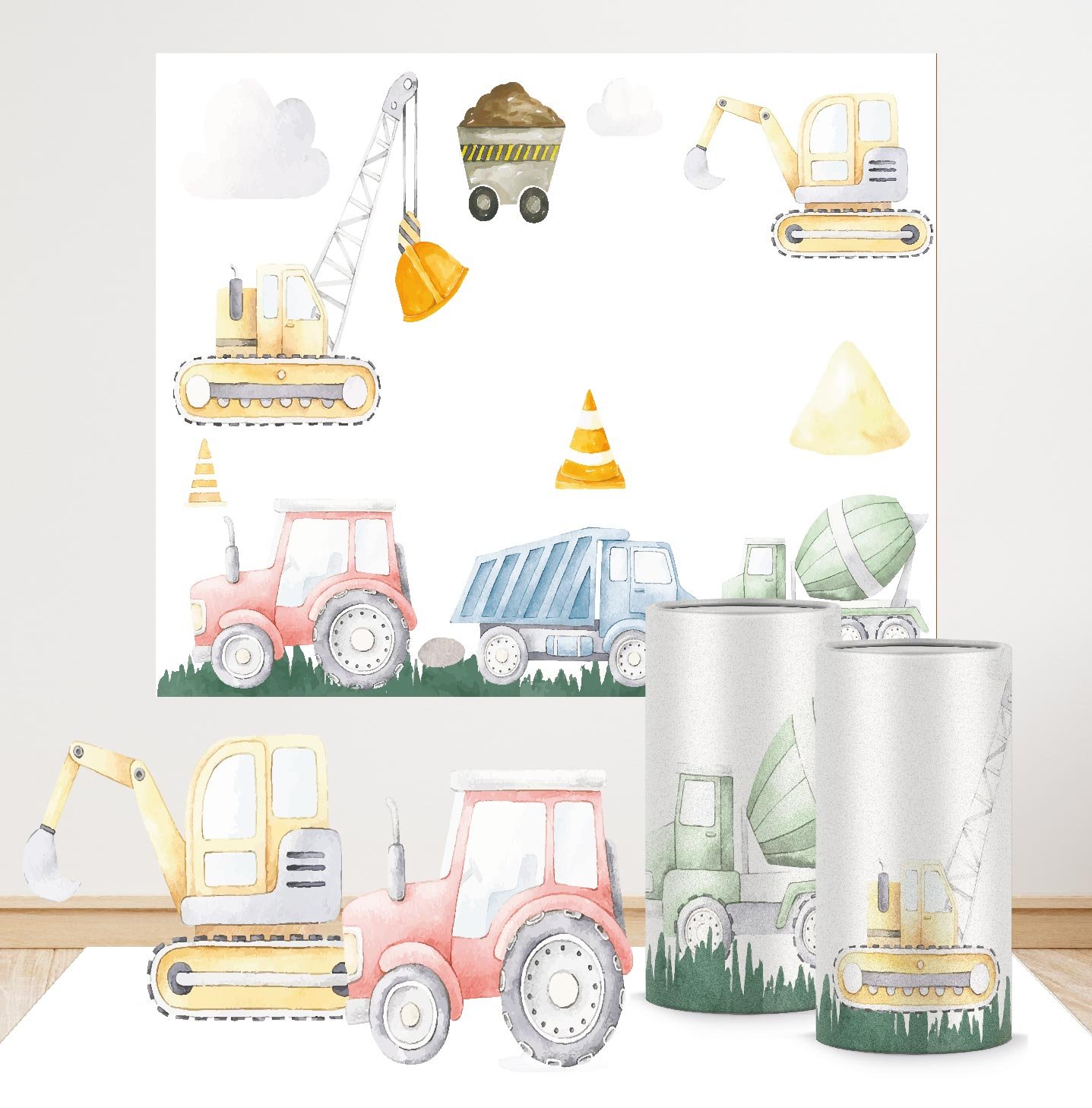 İnşaat Konseptli Mini 1 Paket