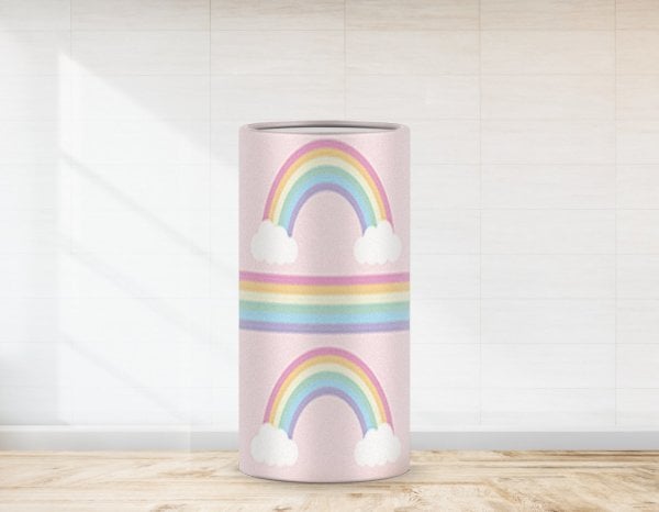 Baby Shower Gökkuşağı Temalı Strafor Kaplaması