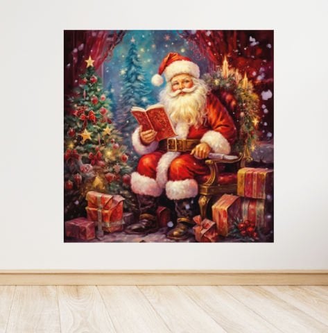 Kış Konseptli Doğum Günü Afişi