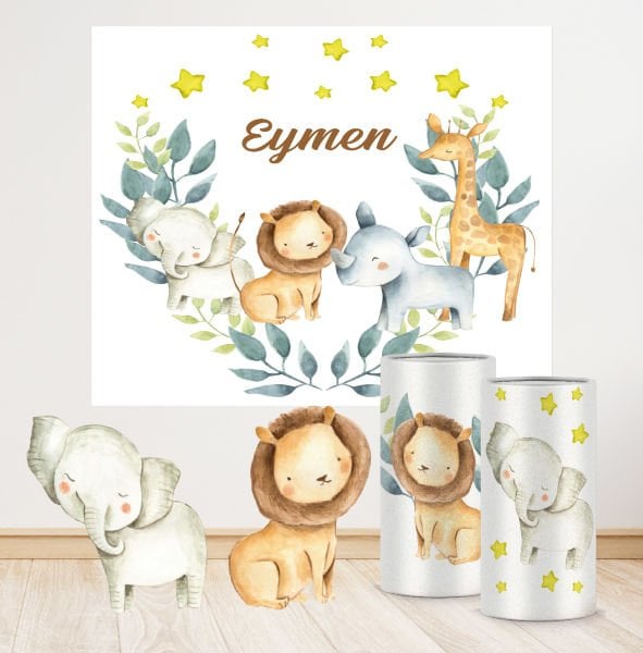 Safari Temalı Mini 2 Paket