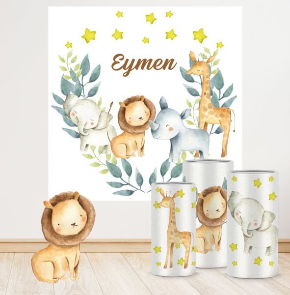 Safari Teması Efsane 3 Paket