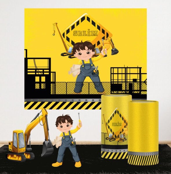 İnşaat Konseptli Mini 1 Paket