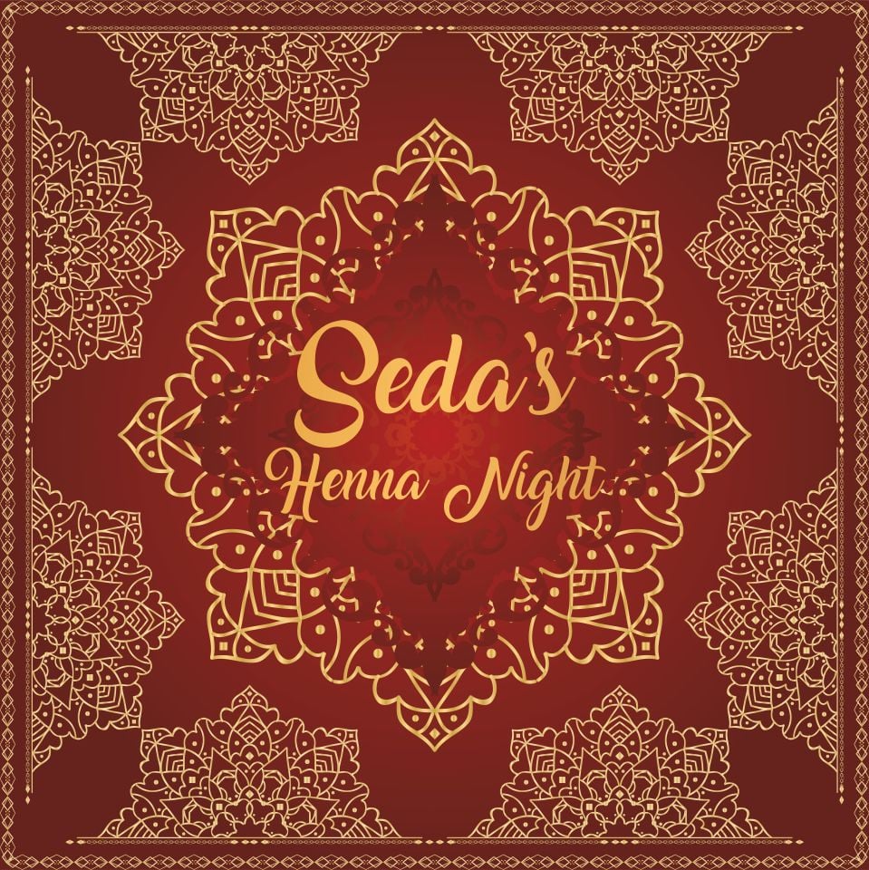 Kırmızı Gold Desenli Dans Pisti Kaplaması