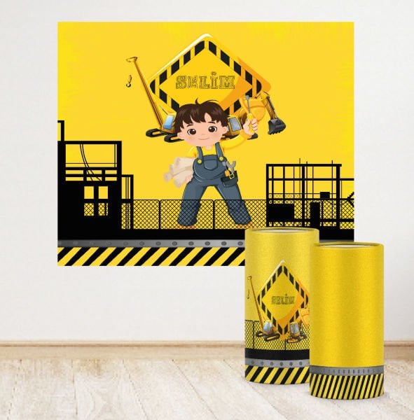 İnşaat Konseptli Mini 4 Paket