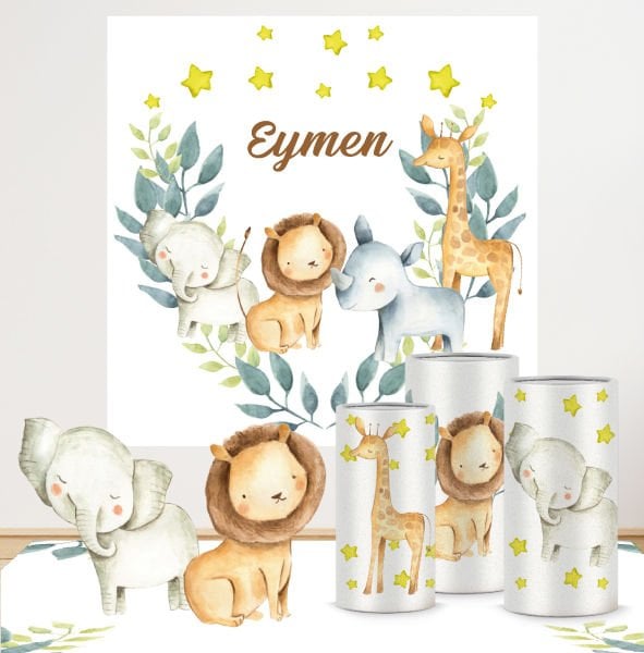 Safari Teması Mega 3 Paket