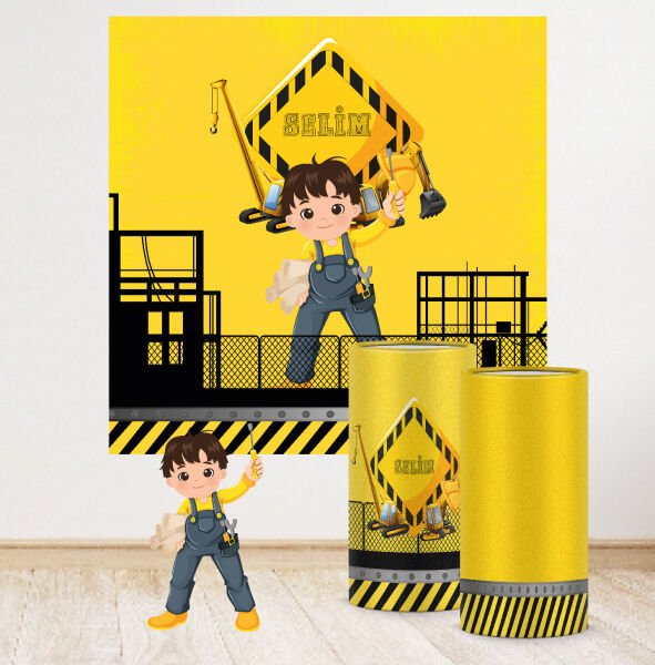 İnşaat Teması Mega 4 Paket