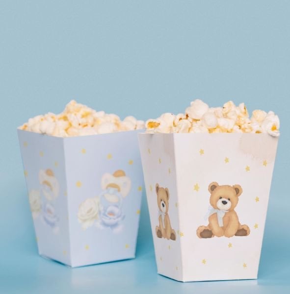 Ayıcık Temalı Pop Corn Kutusu