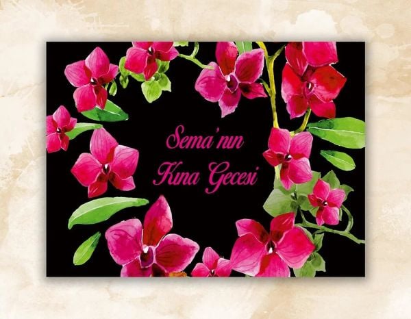 Pembe Çiçekli Dans Pisti Kaplaması