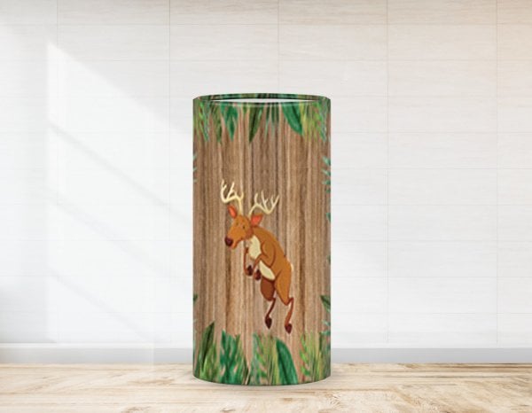 Safari Geyik Temalı Strafor Kaplaması